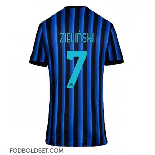 Inter Milan Piotr Zielinski #7 Hjemmebanetrøje Dame 2025-26 Kortærmet